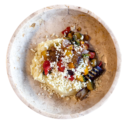 Truffle Mash Veggie Bake